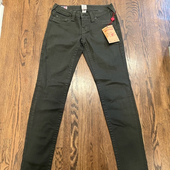 NWT True Religion Shannon Army Jean 💚 - Picture 5 of 10